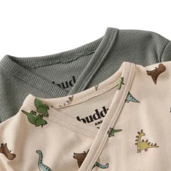 GOTS Max Wrap Body 2-pack Sage Green / Dinosaur>Buddy & Hope Clearance
