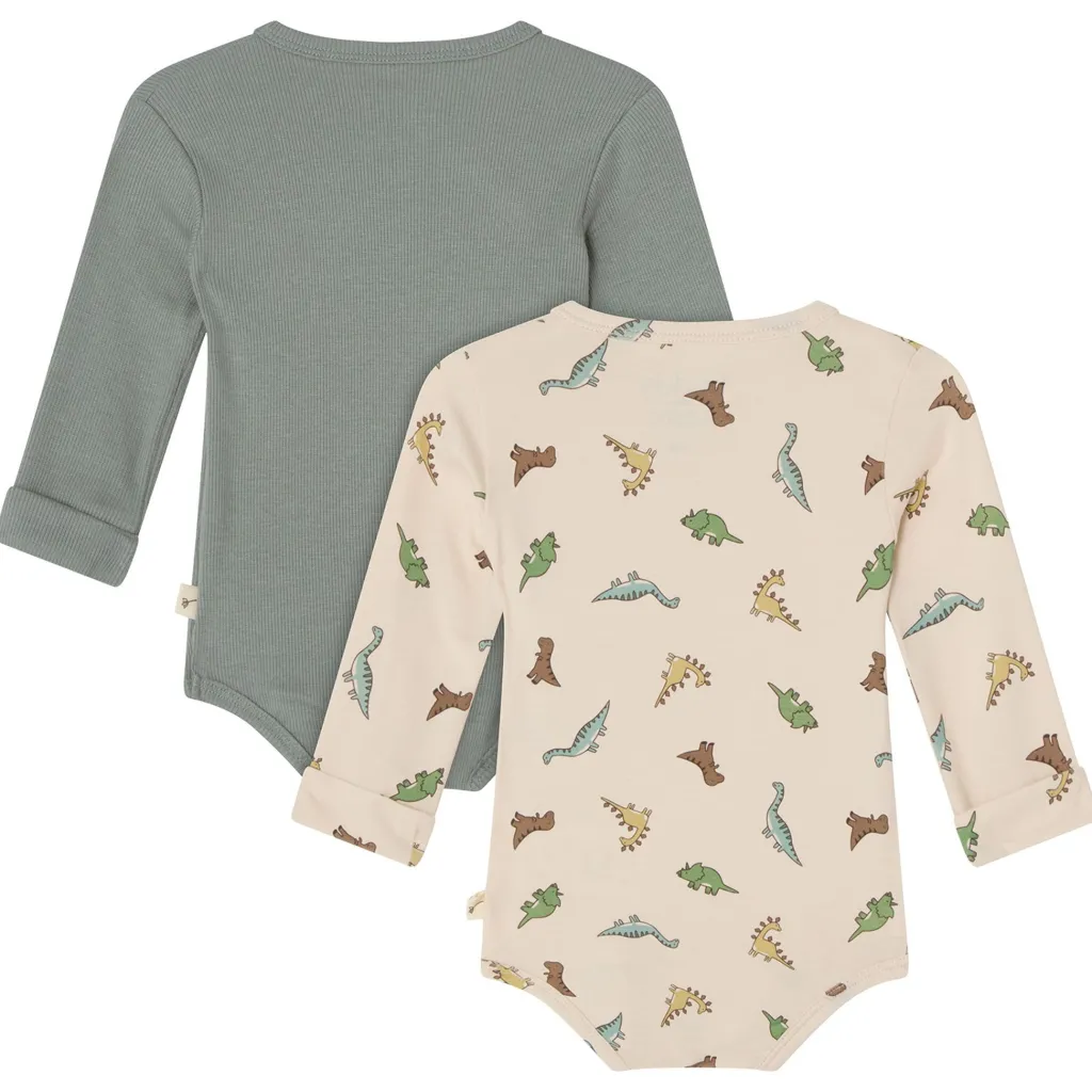 GOTS Max Wrap Body 2-pack Sage Green / Dinosaur>Buddy & Hope Clearance