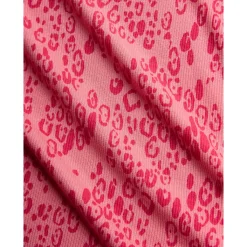 GOTS Mini Leopard Aop Kortärmad Top Pink><noscript><img width=