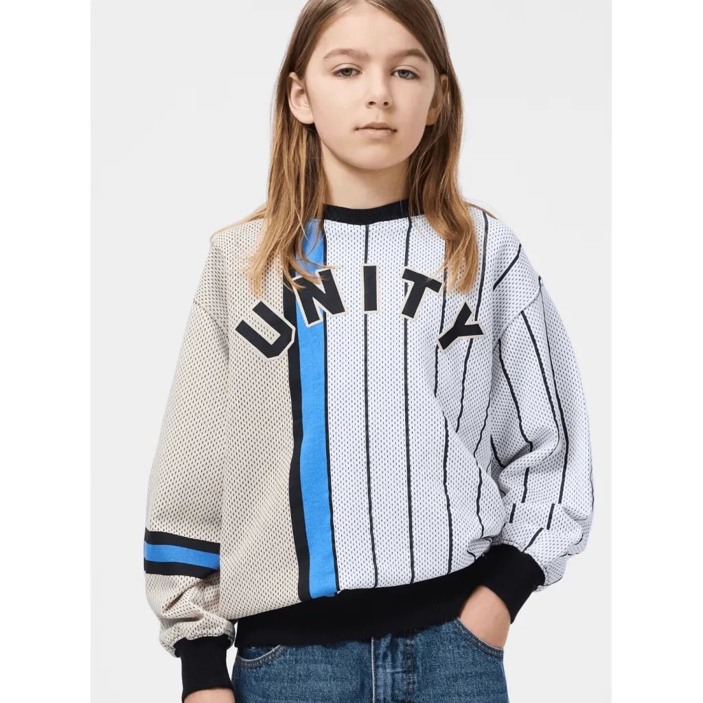 GOTS Monti Sweatshirt Basket Mash-up>Molo Discount