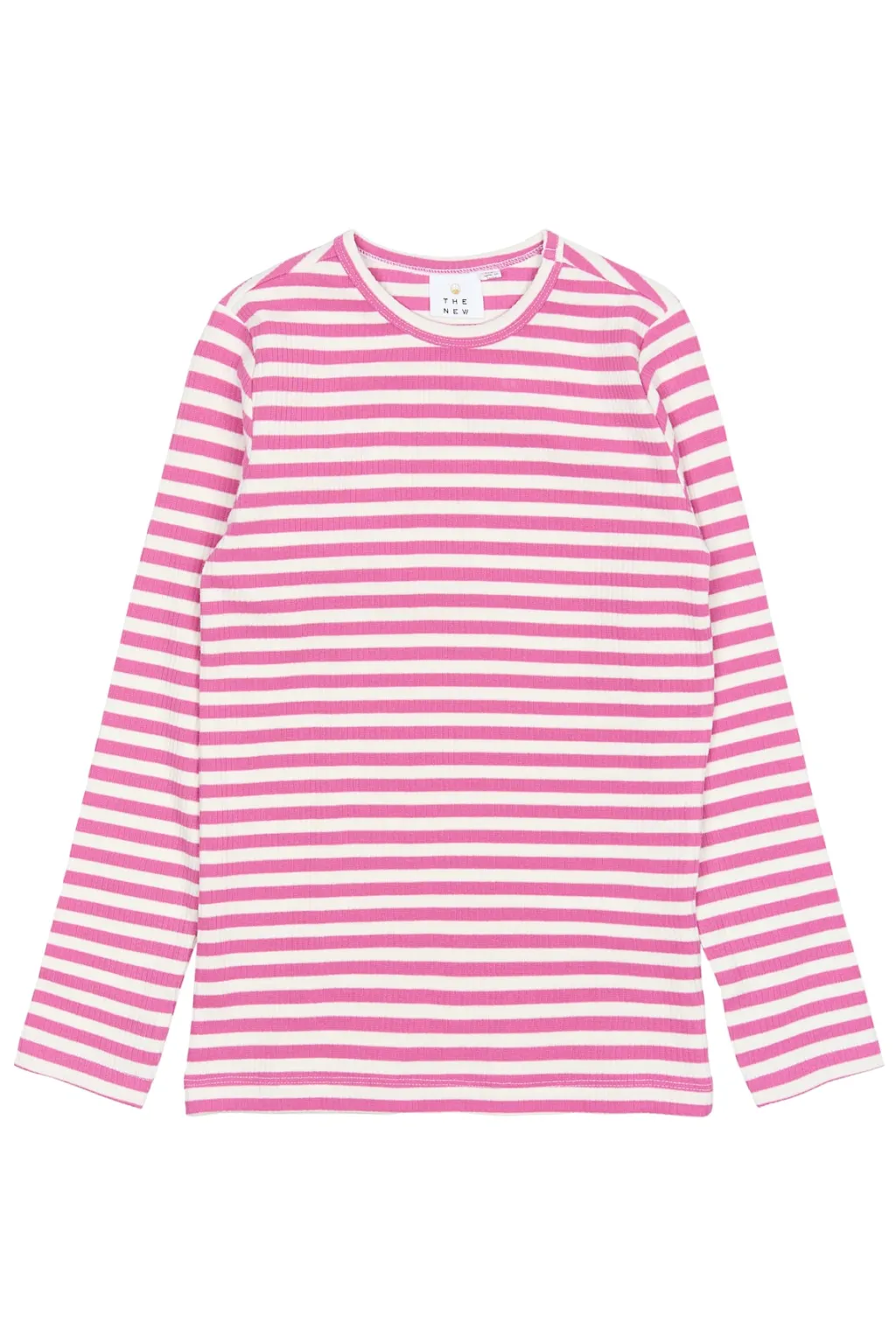 GOTS Moore Långärmad Tröja Ibis Rose Striped>The New Online