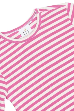 GOTS Moore Långärmad Tröja Ibis Rose Striped><noscript><img width=
