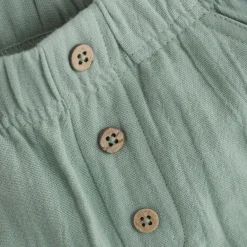 GOTS Muslin Shorts Jadeite>EnFant Discount