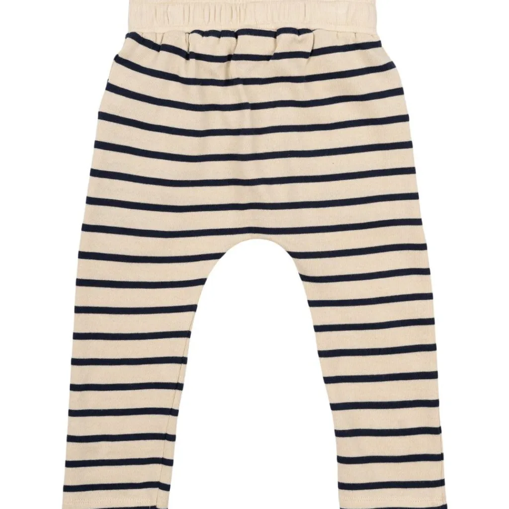 GOTS Nat Uni Byxor Mood Indigo Striped>The New Siblings Discount