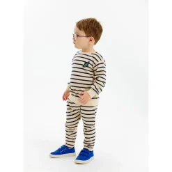 GOTS Nat Uni Byxor Mood Indigo Striped><noscript><img width=