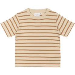 GOTS Nat Uni Top Indian Tan Striped>The New Siblings Outlet