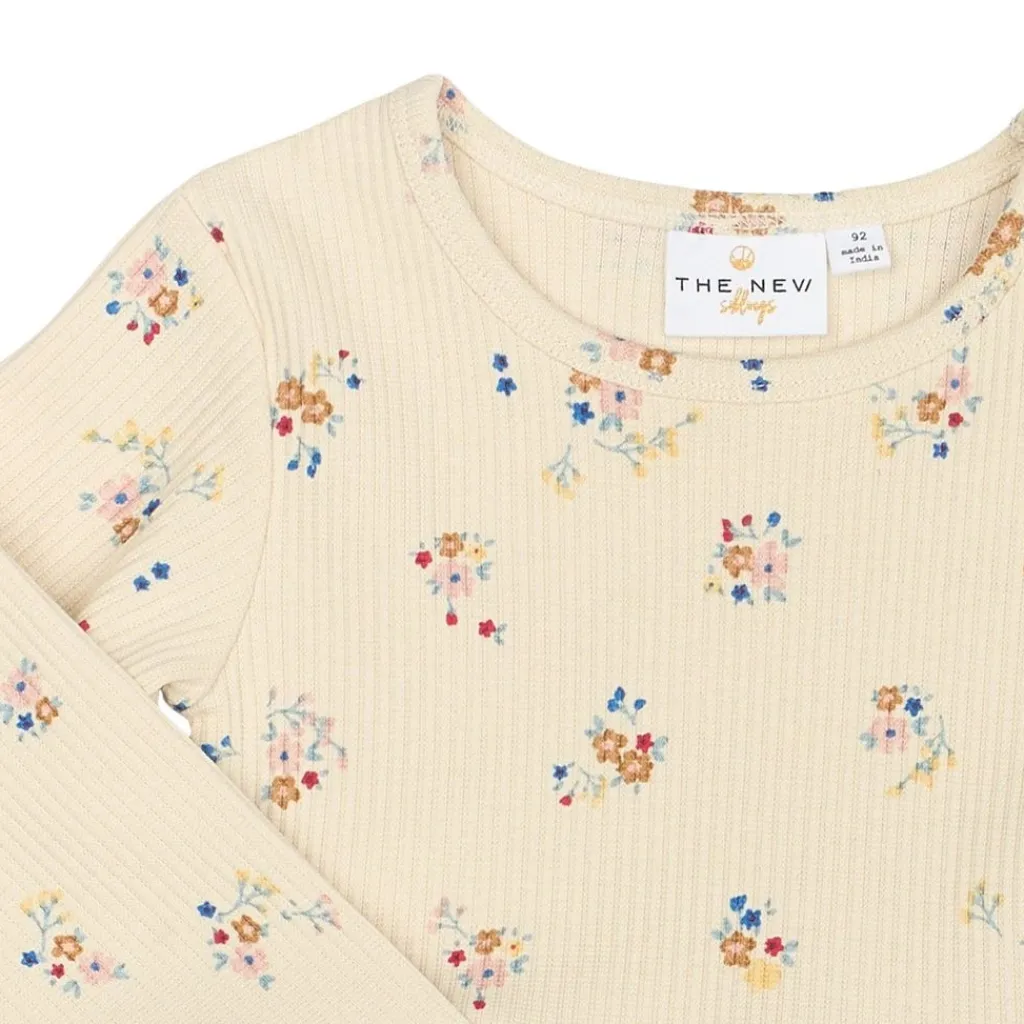 GOTS Naya Rib Klänning White Swan>The New Siblings Outlet