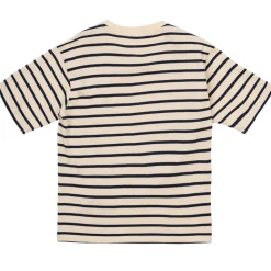 GOTS Nero Tee Mood Indigo Striped><noscript><img width=