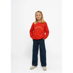 GOTS Ness Sweatshirt Poppy Red>The New Sale