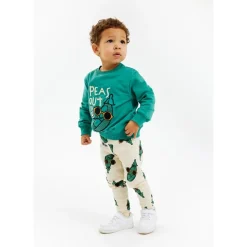 GOTS Nevi Rib Leggings White Swan>The New Siblings Outlet