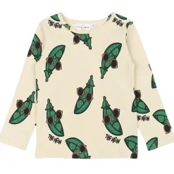 GOTS Nevi Rib Tee White Swan>The New Siblings Outlet