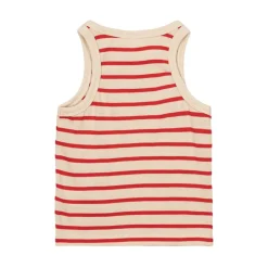 GOTS Nil Kort Topp Poppy Red Striped><noscript><img width=