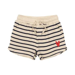GOTS Nil Shorts Mood Indigo Striped>The New Sale