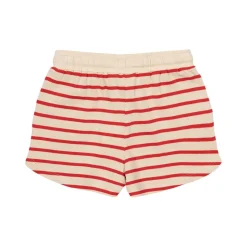 GOTS Nil Shorts Poppy Red Striped><noscript><img width=