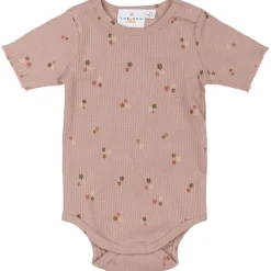 GOTS Odelia Ribbad Baby Body Adobe Rose Aop>The New Siblings Clearance