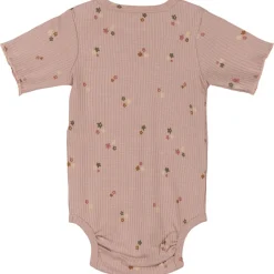GOTS Odelia Ribbad Baby Body Adobe Rose Aop><noscript><img width=
