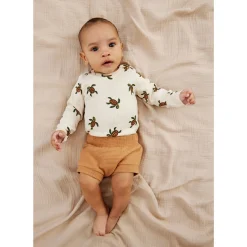 GOTS Owen Ribbad Baby Body White Swan Aop>The New Siblings Discount