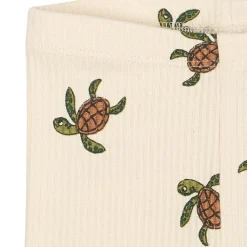 GOTS Owen Ribbade Leggings White Swan Aop>The New Siblings Discount