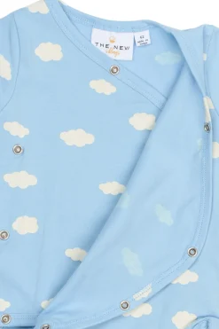 GOTS Paco Långärmad Omlottbody Powder Blue><noscript><img width=