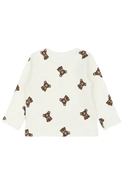 GOTS Paulo Långärmad Ribbad Topp Cloud Dancer>The New Siblings Clearance