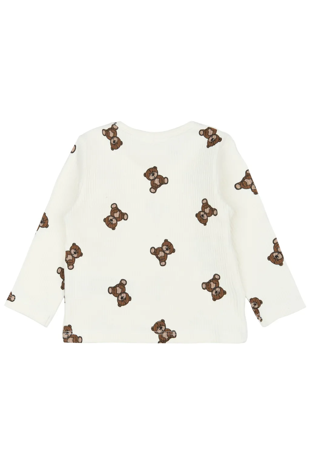 GOTS Paulo Långärmad Ribbad Topp Cloud Dancer>The New Siblings Clearance