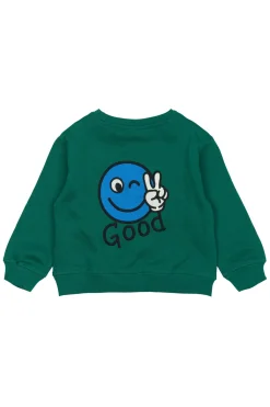 GOTS Phineas Sweatshirt Alpine Green>The New Siblings Sale
