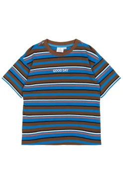 GOTS Picky T-shirt Toffee Striped>The New Outlet