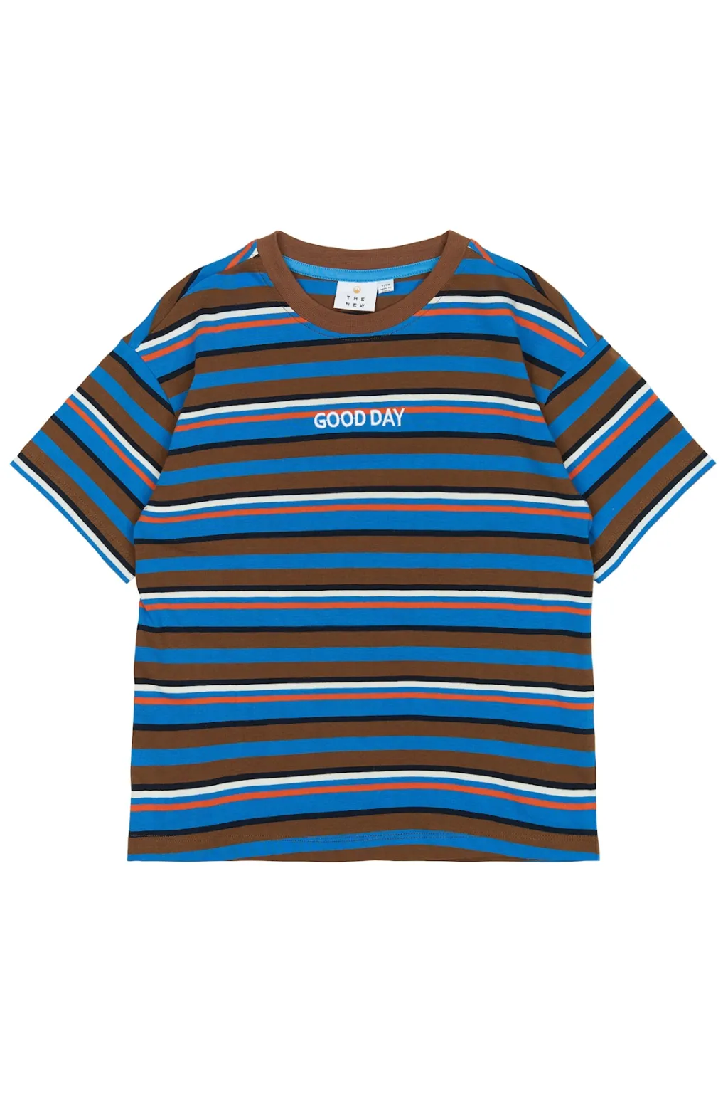 GOTS Picky T-shirt Toffee Striped>The New Outlet