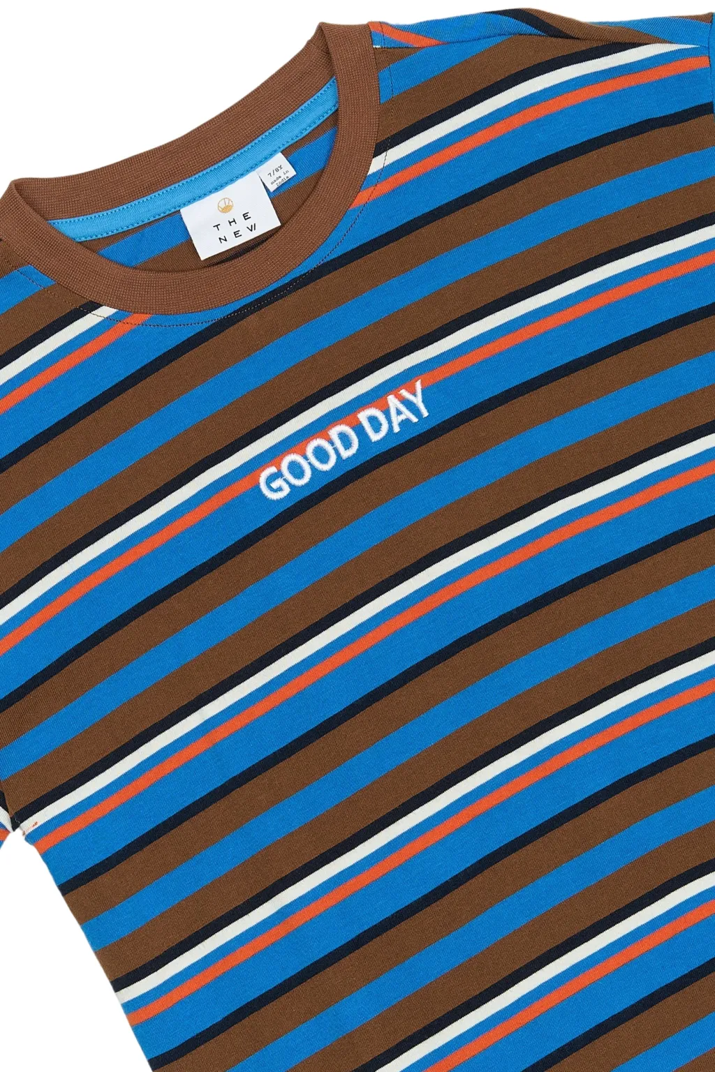 GOTS Picky T-shirt Toffee Striped>The New Outlet