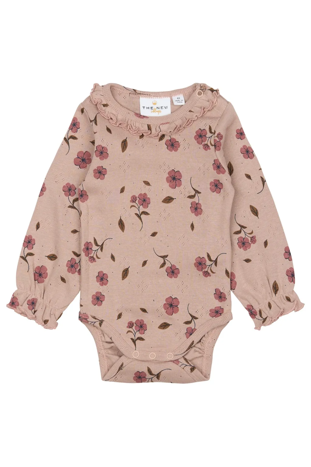 GOTS Picole Långärmad Body Adobe Rose>The New Siblings Hot