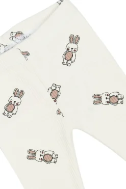 GOTS Pippa Ribbade Leggings Cloud Dancer><noscript><img width=
