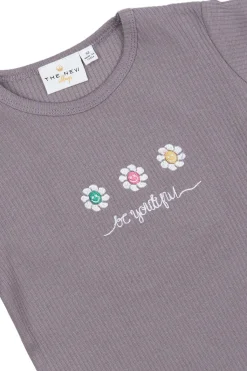 GOTS Princess Långärmad Ribbad Topp Gray Ridge><noscript><img width=