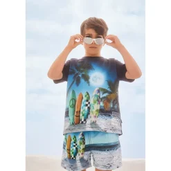 GOTS Rame T-shirt Sunset Surfer>Molo Online