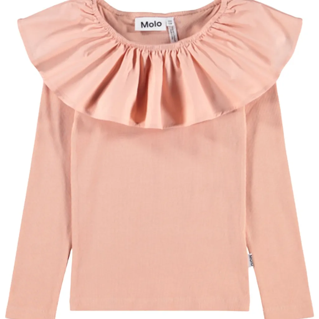 GOTS Renate Långärmad T-shirt Rose Cloud>Molo Outlet