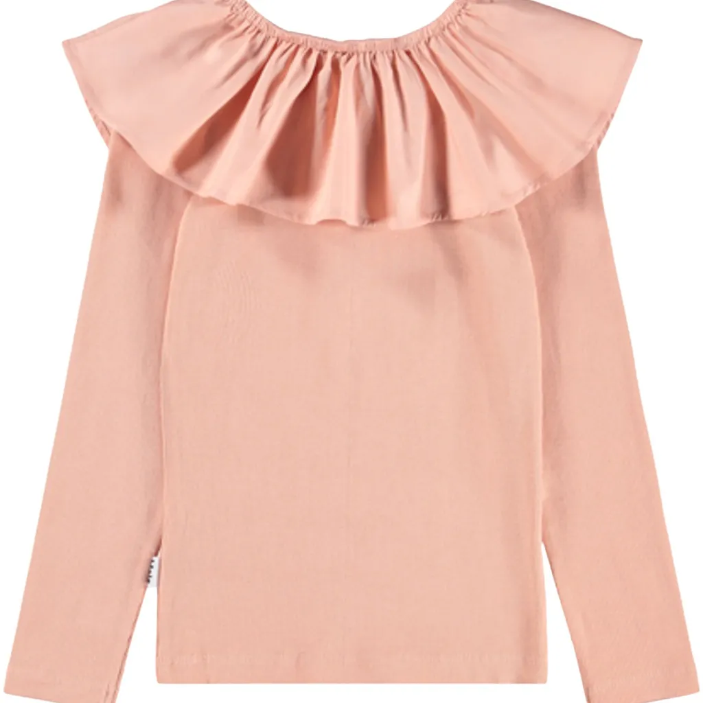 GOTS Renate Långärmad T-shirt Rose Cloud>Molo Outlet