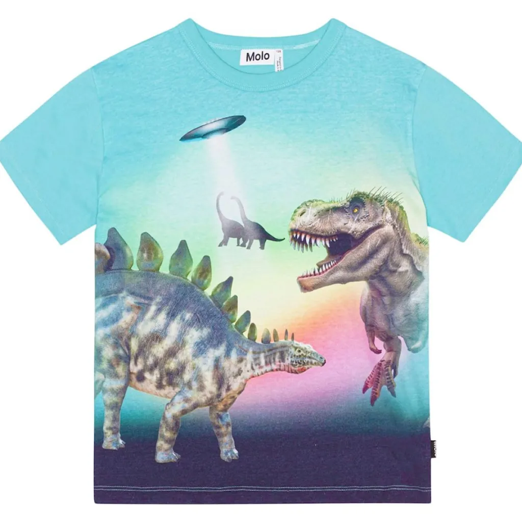 GOTS Riley T-shirt Beaming Dinos>Molo Discount