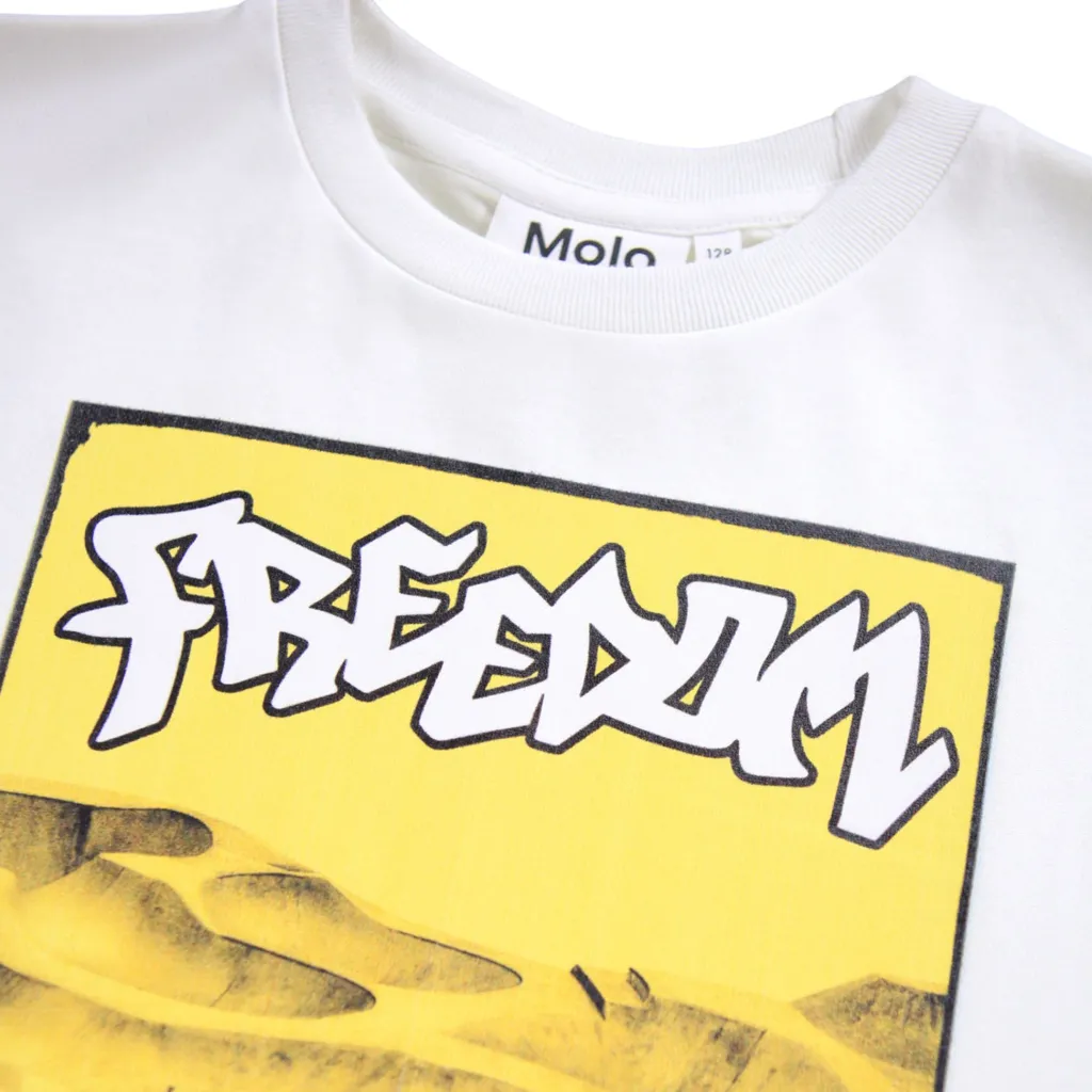 GOTS Riley T-shirt Yellow Skate>Molo