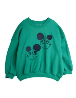 GOTS Ritzratz Sweatshirt Green>Mini Rodini Clearance