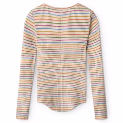 GOTS Rochelle Långärmad Topp Sand Rainbow>Molo Sale