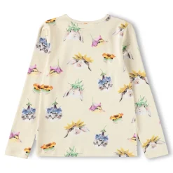 GOTS Rose Långärmad Topp Floral Fun>Molo Sale