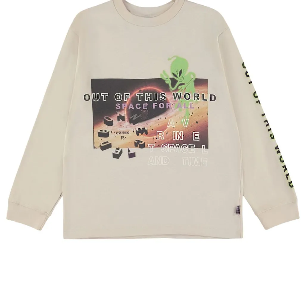 GOTS Rube Långärmad T-shirt Sandy>Molo Discount