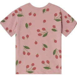 GOTS Santorini Mönstrad T-shirt Med Hallon Woody Rose><noscript><img width=