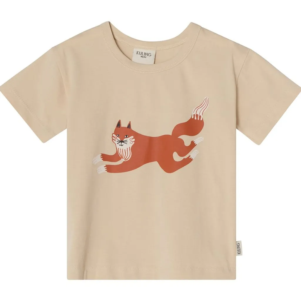 GOTS Santorini T-shirt Madelen Möllard Fox>Kuling Hot