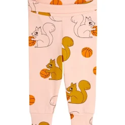 GOTS Squirrels Baby-leggings Rosa>Mini Rodini Hot