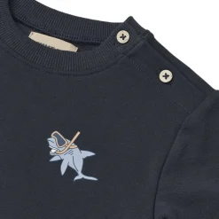 GOTS Søren Sweatshirt Navy>Wheat Best