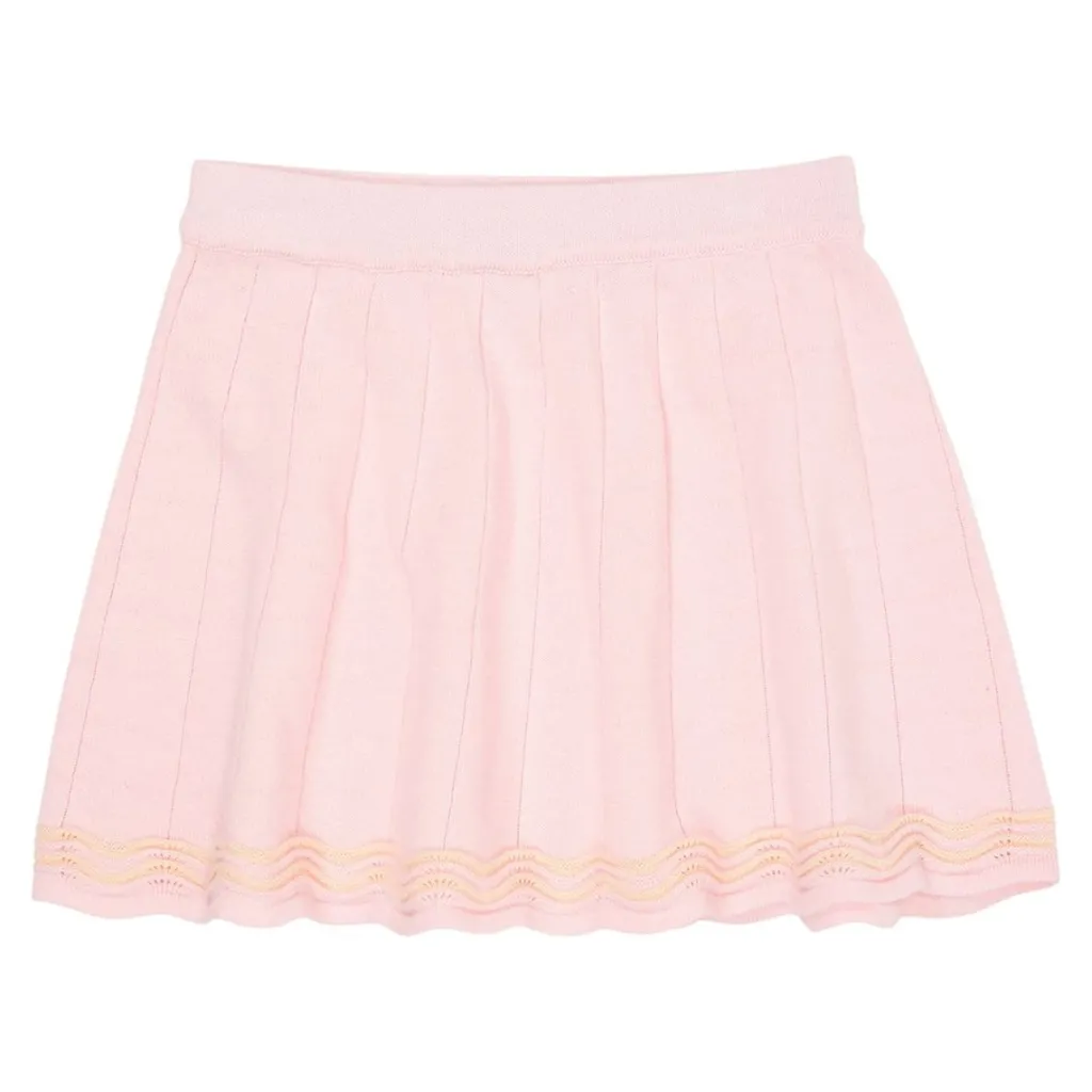GOTS Stickad Tenniskjol Ballerina Cream>Copenhagen Colors Discount