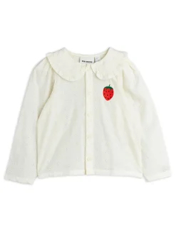 GOTS Strawberry Emb Blouse>Mini Rodini Discount