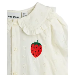 GOTS Strawberry Emb Blouse>Mini Rodini Discount