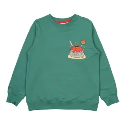 GOTS Sweatshirt Bottle Green>The New Sale