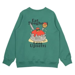 GOTS Sweatshirt Bottle Green>The New Sale